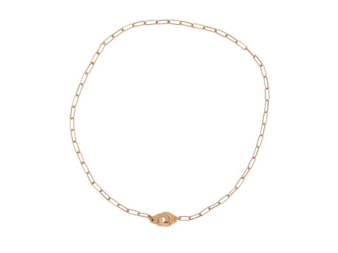 Collier collier DINH VAN menottes r10 654107 en or rose 18k pochon 58 Facettes 268898