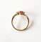 Bague ancienne duchesse or jaune diamants et rubis