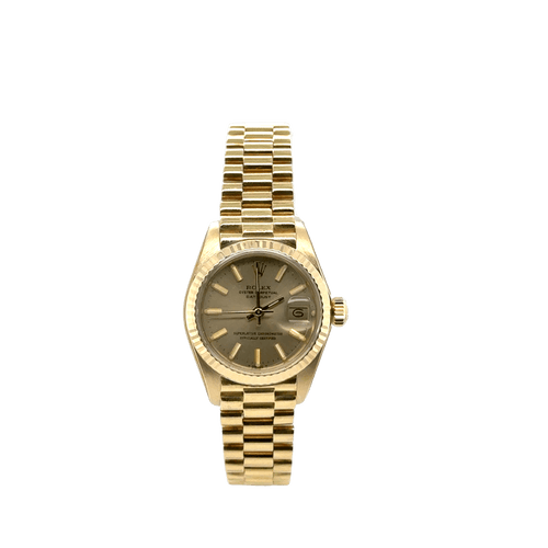 Montre ROLEX - Montre Date Just - Or Jaune - 26 mm 58 Facettes 1.0000422/1