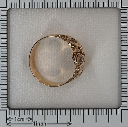 Bague 58 Bague Serpent Victorienne : Un Trio Symbolique en Or 58 Facettes 24137-0077