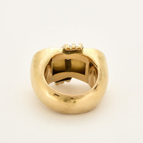 Bague 51,5 Bague en or jaune et diamants 58 Facettes ENG10747