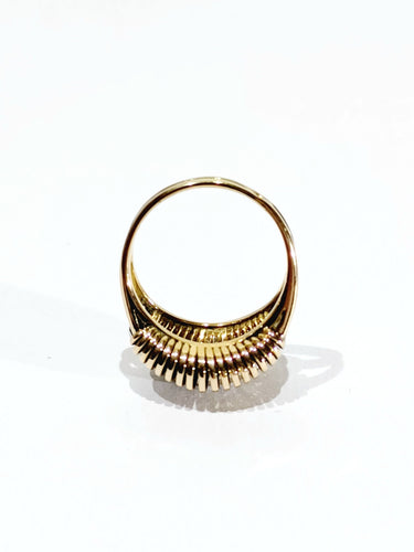 Bague 58 Bague Spirales or et Diamants 58 Facettes