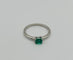 Bague Bague solitaire avec émeraude Muzo 58 Facettes 50049