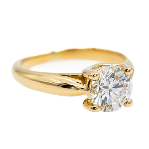 Bague 47 Bague Solitaire Or jaune Diamant 58 Facettes 2909883CN