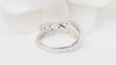 Bague 50 Bague croisée en or blanc et diamants 58 Facettes 30472