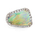 Ring 53 Natural opal diamond ring 10,64 ct 58 Facettes G11987