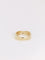 Bague 52 Bague double vintage en or jaune et diamants 58 Facettes J125