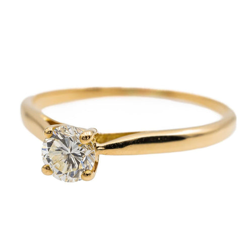 Bague 53 Bague Solitaire Or jaune Diamant 58 Facettes 3009542CN