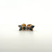 Yellow Gold Diamond & Spinel Stud Earrings 58 Facettes