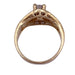 Ring 46 Solitaire Yellow Gold & Diamonds 58 Facettes