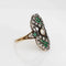 Bague Bague vintage diamants émeraudes 58 Facettes G13196