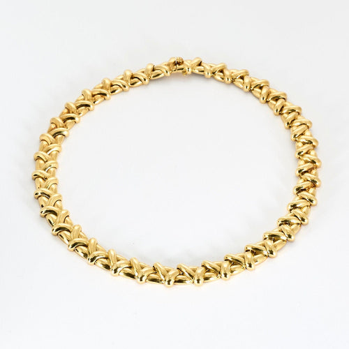 Collier Elegant collier en or jaune articulé 58 Facettes VES0706