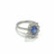 Bague 52 Bague marguerite or blanc, saphir et diamants 58 Facettes R92