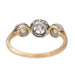 Ring 54 Trilogy Ring Yellow Gold Diamond 58 Facettes 2746542CN