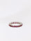 Bague Alliance américaine or blanc rubis 1,9 ct 58 Facettes J72