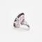 Bague 56 Bague Halo Diamants & Tourmaline 58 Facettes 1185
