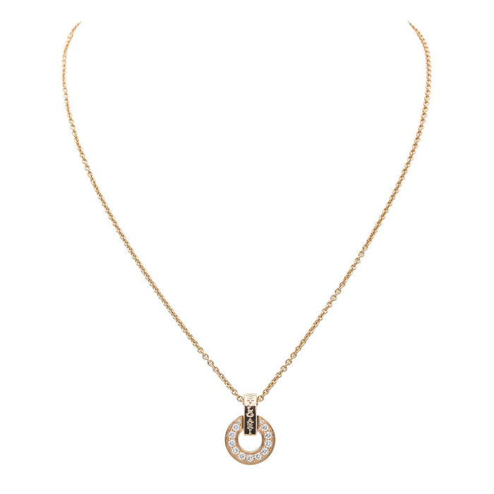 Pendentif Bulgari Collier Bulgari Bulgari Or rose Diamant 58 Facettes 3444330RV