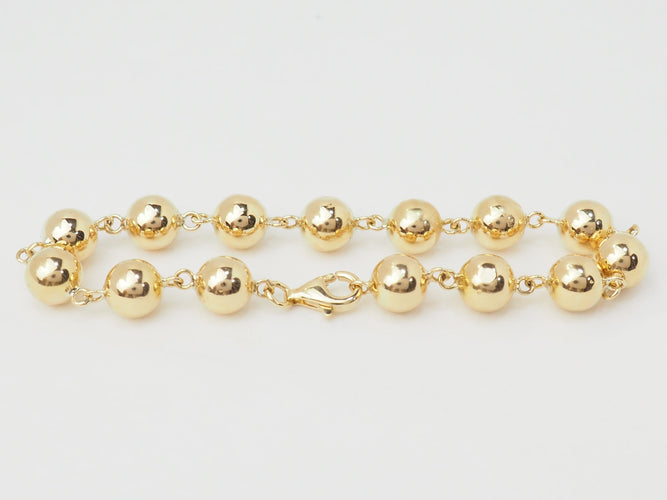 Bracelet Bracelet Marseillais Boules en or jaune 58 Facettes 33312