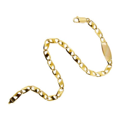 Bracelet Bracelet homme avec plaque 58 Facettes 28509