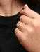 Bague 55.5 Bague vintage gradins or jaune diamants 58 Facettes J386