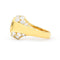 Bague 57 BULGARI - Bague vintage en or jaune, diamant central de 1,76 ct. 58 Facettes