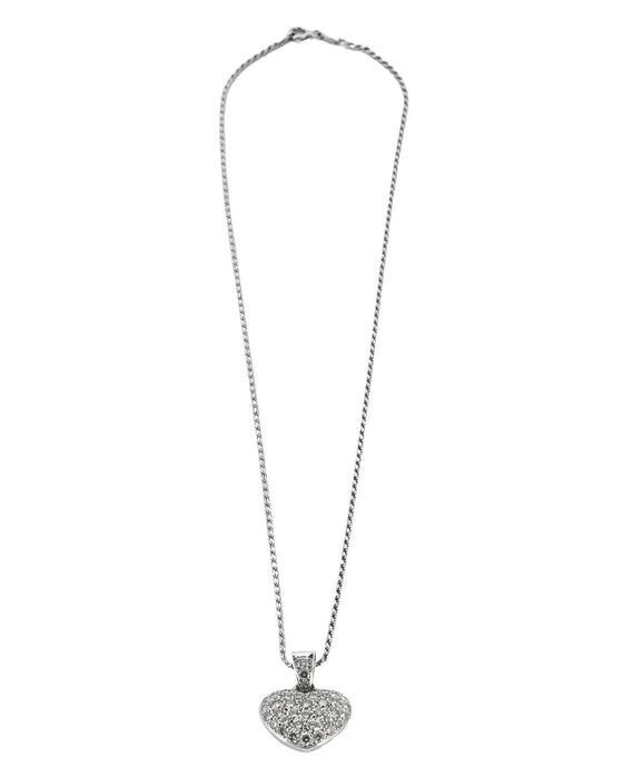 Collier Collier pendentif coeur or et diamants 58 Facettes BO/240016