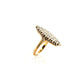 Bague 56 Bague Marquise or jaune, diamants 58 Facettes 88-GS35048