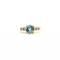 Bague 56 Solitaire or jaune topaze 58 Facettes 22-GS27212-09