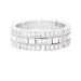 Ring 48 Cartier white gold ring, “Tank Française” diamonds. 58 Facettes 33679