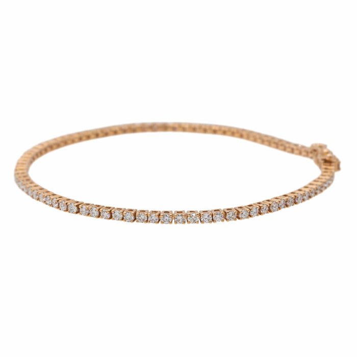 Bracelet Bracelet Ligne Or rose Diamant 58 Facettes 3664489RV