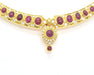 Collier Collier en or jaune avec diamants et rubis 58 Facettes