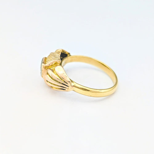 Bague 52 Bague Tank en Or Jaune et Diamant 58 Facettes 32237