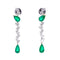 Boucles d'oreilles Boucles d'Oreilles Diamants et Emeraudes 58 Facettes 2.18700