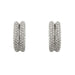 Boucles d'oreilles Boucles d'oreilles en or blanc et diamants 58 Facettes 37833