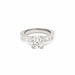 Bague 50 Bague Solitaire Diamant 2 Carats Or Gris 58 Facettes BD178