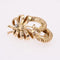 Broche Broche or rose rétro diamant 58 Facettes 25-066