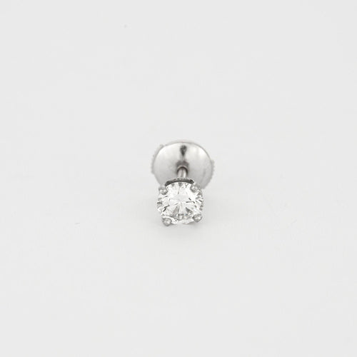 Boucles d'oreilles Boucles d'oreilles en or blanc et diamants 58 Facettes 240257