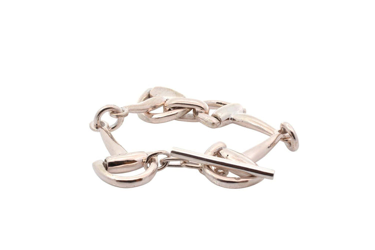 Bracelet étrier en argent