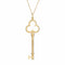 Collier Tiffany & Co - Pendentif et collier clé trèfle en or jaune 58 Facettes G14175