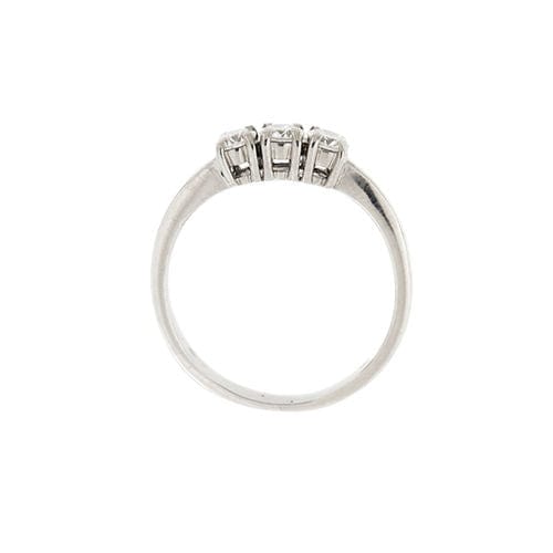 Bague 52 Bague trilogie avec diamants de 0,36 ct 58 Facettes 27536