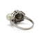Bague 52 Bague art deco platine, diamants et perles 58 Facettes 1168