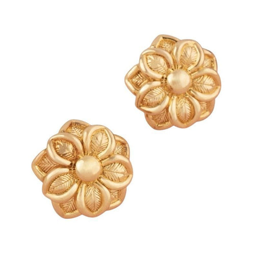 Boucles d'oreilles CHIMENTO - boucles d'oreilles fleur en or jaune 58 Facettes