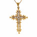 Pendentif Pendentif Croix or jaune 58 Facettes PE2-D1-GS35328-1