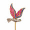 Broche Pince à cravate vintage d'inspiration Art déco représentant un oiseau volant avec des pierres précieuses multicolores 58 Facettes 24204-0272