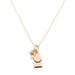 Collier Ginette NY Collier Mini Ever Charm Necklace Or rose 58 Facettes 2322877CN