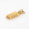 Pendentif CARTIER - Pendentif Charm Lingot en Or Jaune Vintage 58 Facettes G13945