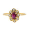 Bague 60 Bague Pompadour Or jaune Rubis 58 Facettes 2833445CN