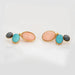 Boucles d'oreilles Tiffany & Co - Boucles d'oreilles Paloma Picasso en or jaune, corail et turquoise 58 Facettes G13710