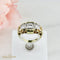Bague 56 Bague en or jaune avec diamants 58 Facettes 2132