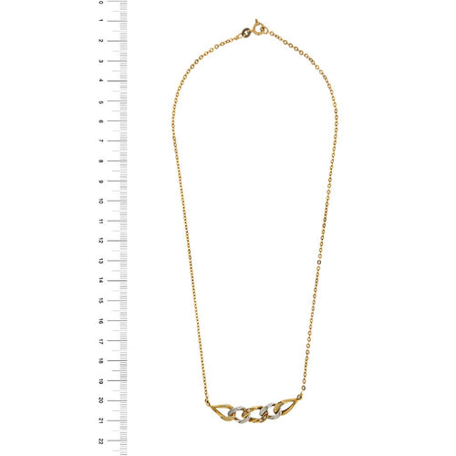 Collier Collier 2 ors et diamants 58 Facettes 30034